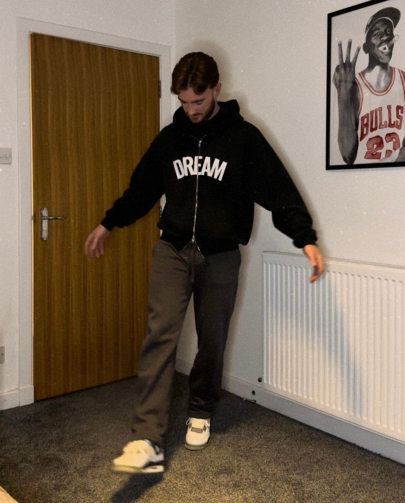 DREAM Oversized Heavyweight Hoodie - Vintage Black