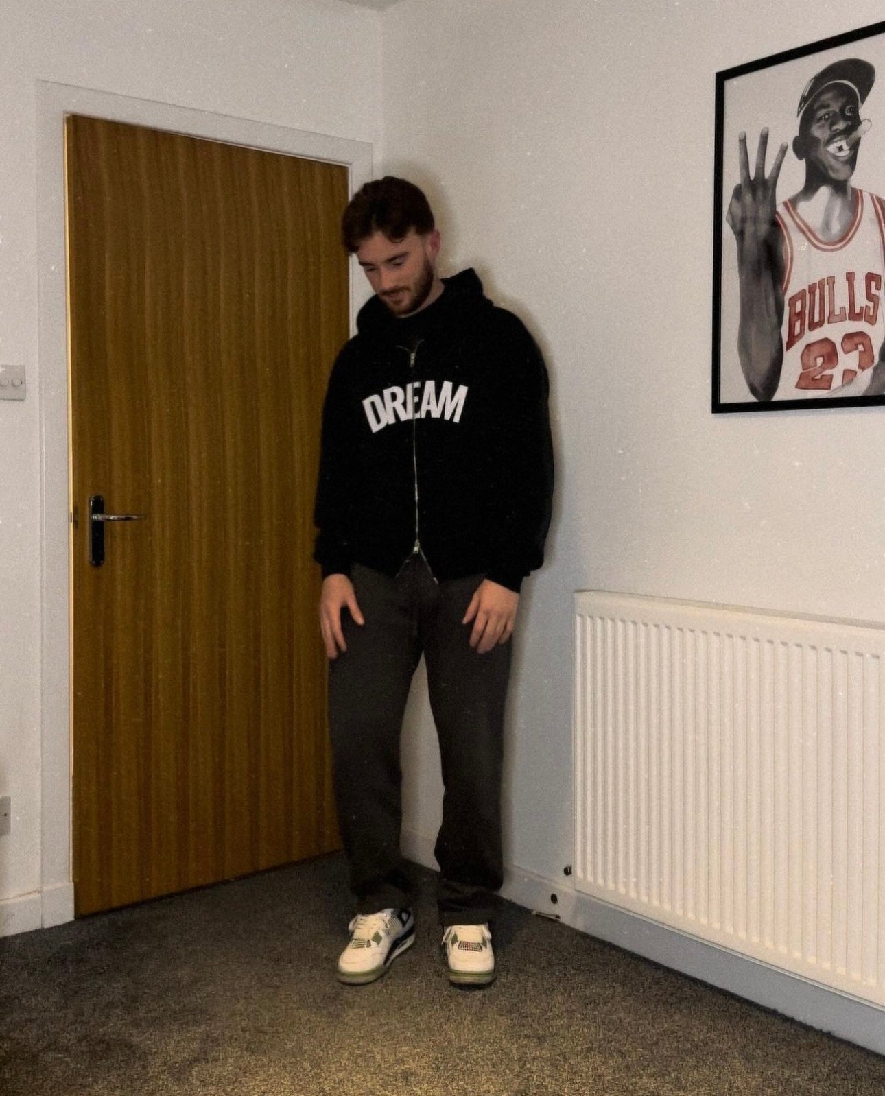 DREAM Oversized Heavyweight Hoodie - Vintage Black